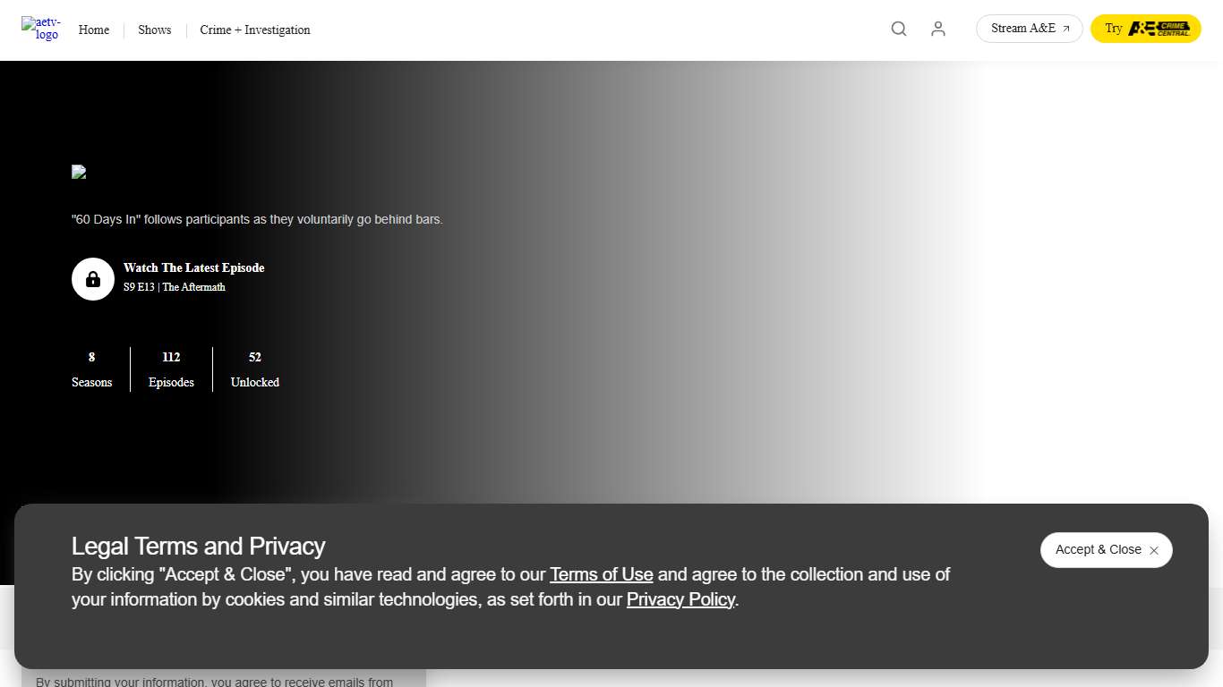 Watch 60 Days In Full Episodes, Video & More A&E